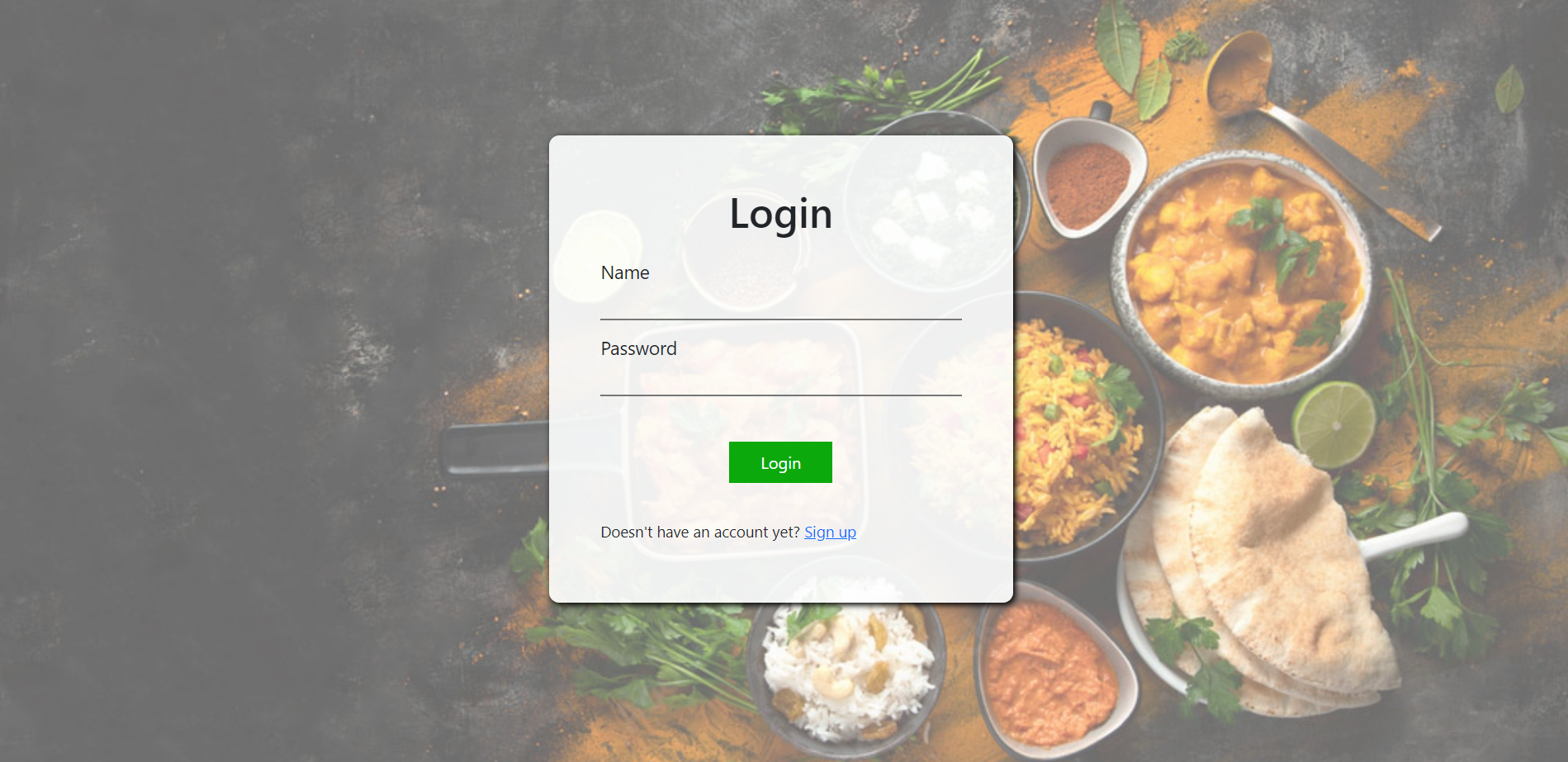 Login Page