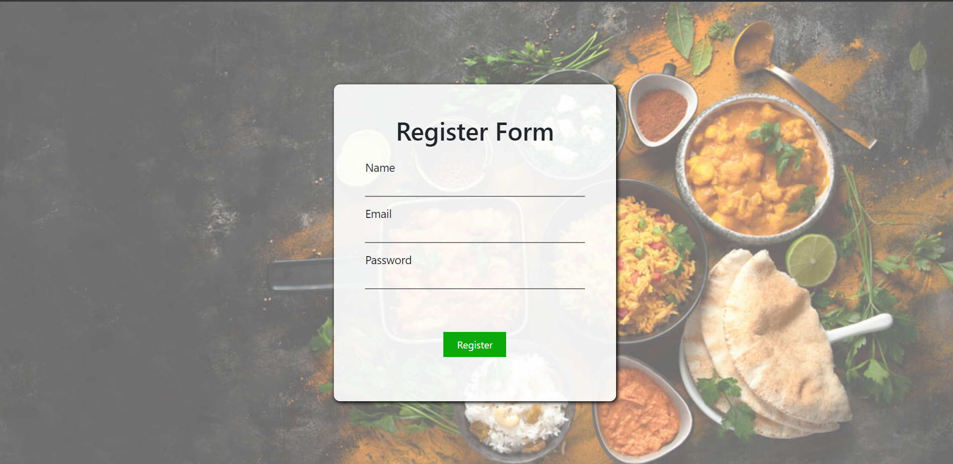Register Page